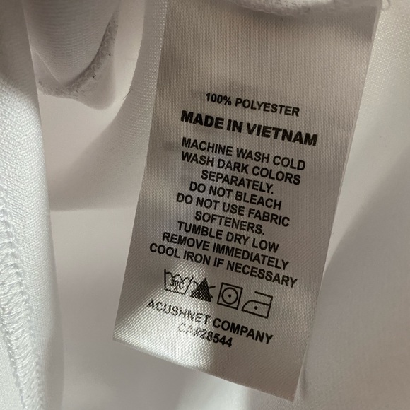 FootJoy Half-Zip Pullover in White Golf Sweatshirt size medium Las Vegas - Picture 7 of 8